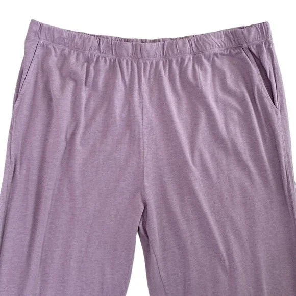 Mate the Label Lavender Tencel Organic Cotton Sleep Pant Pockets High Rise Soft - Picture 4 of 16